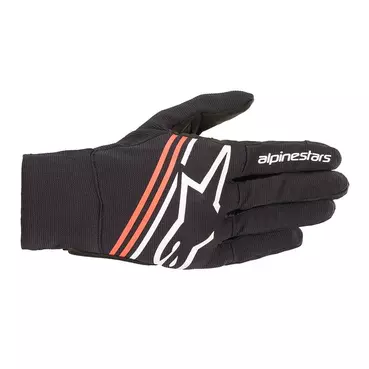 Alpinestars Reef мотоперчатки Black White Fluo Red Черный