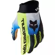 Fox Pro Circuit Foyl мотоперчатки Black White Blue Черный (размер: m)