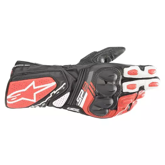 Alpinestars Sp-8 V3 мотоперчатки Black White Red Красный (размер: m)
