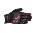 Alpinestars Stella Atom мотоперчатки Black Fuchsia Розовый