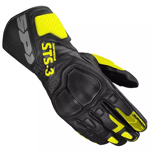 Spidi Sts-3 Leather мотоперчатки Yellow Желтый (размер: s)