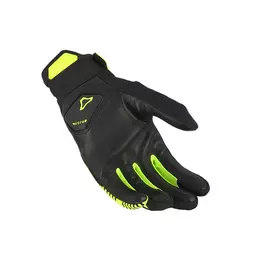 Macna Obtain Leather мотоперчатки Black Yellow Fluo Желтый