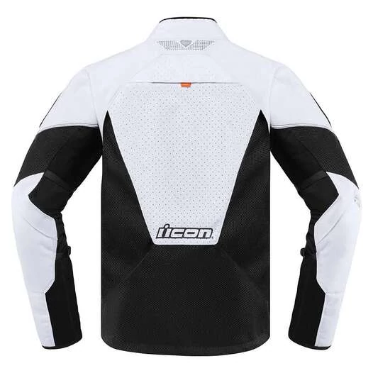 Icon Mesh AF мотокуртка бело-черная