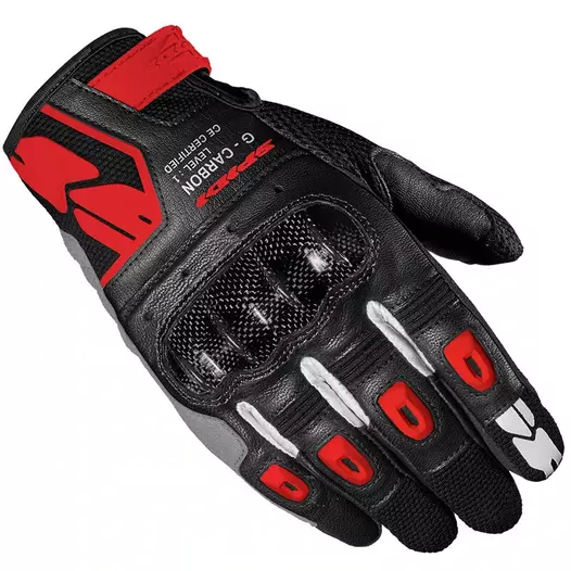 Spidi G-carbon мотоперчатки Red Black Красный (размер: s)
