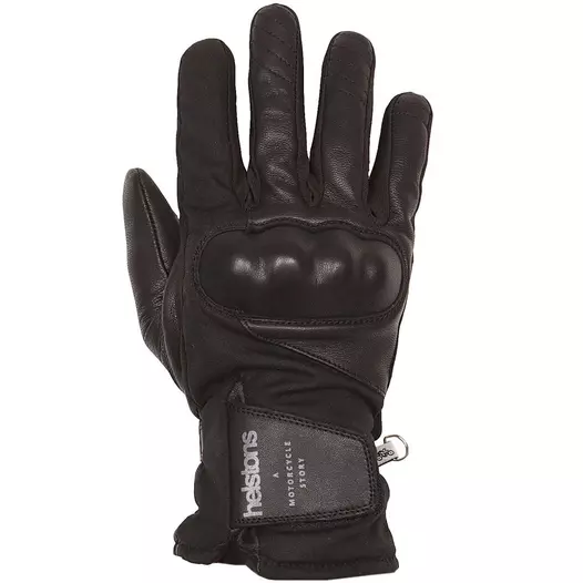 Helstons Curtis Hiver Britwax мотоперчатки Black Черный (размер: 8)