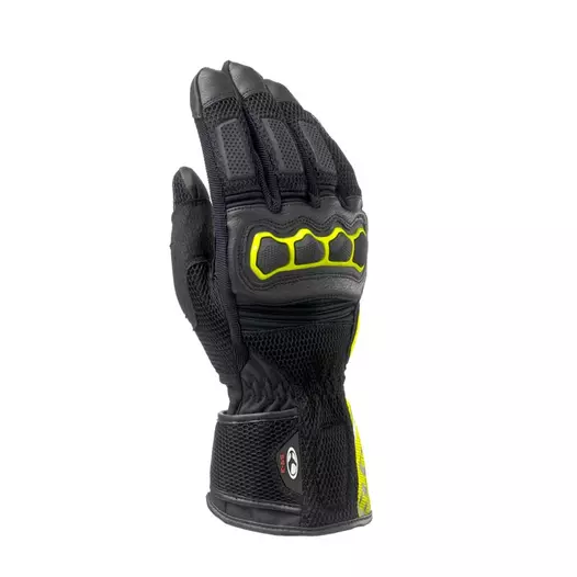 Clover Sr-3 мотоперчатки Black Fluo Yellow Желтый (размер: s)