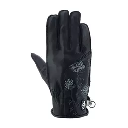 Helstons Flower Ete Lady Leather мотоперчатки Black Черный