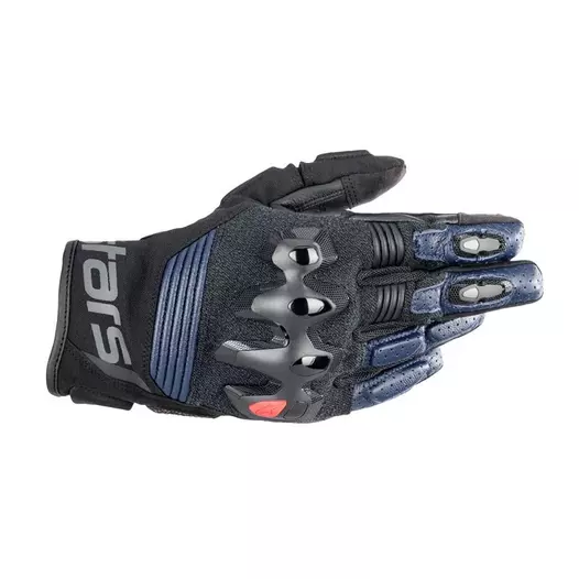 Alpinestars Halo Leather мотоперчатки Blue Black Синий (размер: s)