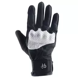 HELSTONS Neo Air perforierte Lederhandschuhe Черно-белый