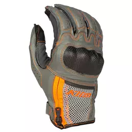 Klim Induction мотоперчатки Cool Grey Strike Orange Оранжевый