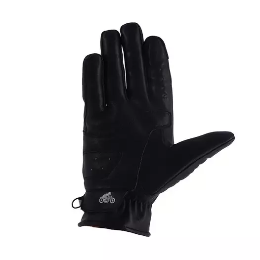 Helstons Skull Ete Leather мотоперчатки Black Черный