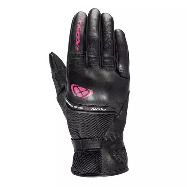 Ixon Rs Shine 2 Lady мотоперчатки Black Fuchsia Розовый
