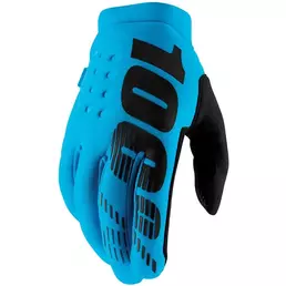 100% Brisker мотоперчатки Turquoise Синий