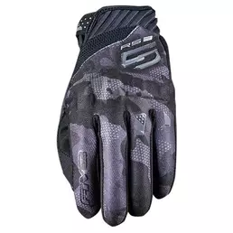 Five Rs3 Evo мотоперчатки Camo Black Черный