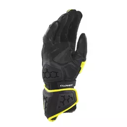 Clover Rs-9 Race Replica мотоперчатки Black Yellow Синий