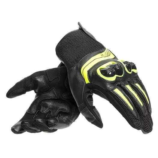Dainese Mig 3 мотоперчатки Black Yellow Fluo Желтый (размер: xs)