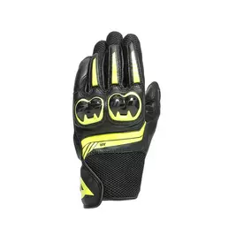 Dainese Mig 3 мотоперчатки Black Yellow Fluo Желтый