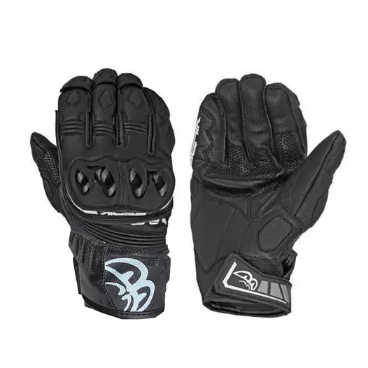 Berik Sprint 2.0 Leather мотоперчатки Black White Белый (размер: xs)