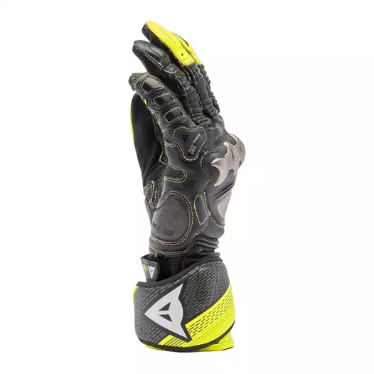 Dainese Full Metal 7 мотоперчатки Black Yellow Fluo Желтый