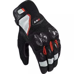 Ls2 Spark 2 Air мотоперчатки Black Red White Белый