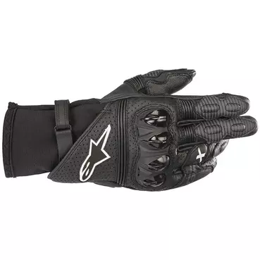 Alpinestars Gp X V2 Leather мотоперчатки Black Черный