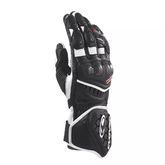 Clover Rs-9 Race Replica мотоперчатки Black White Черный (размер: s)