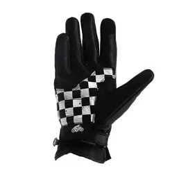 Helstons Line Ete Leather мотоперчатки Black Черный