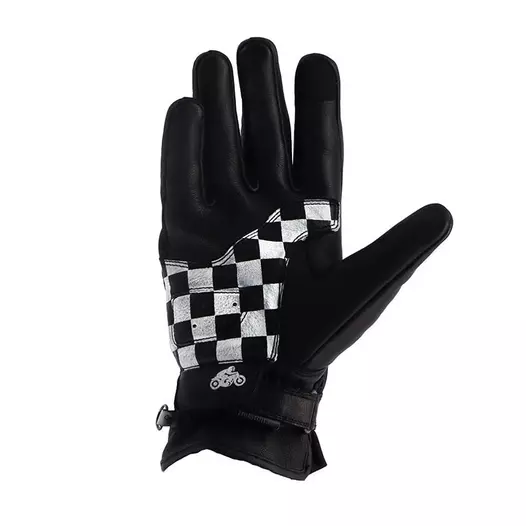 Helstons Line Ete Leather мотоперчатки Black Черный