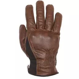 Helstons Pure Hiver Leather мотоперчатки Camel Black Черный
