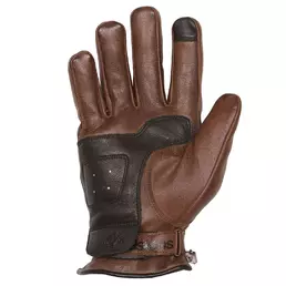 Helstons Pure Hiver Leather мотоперчатки Camel Black Черный