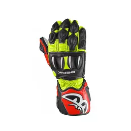 Berik Track 2.0 мотоперчатки Black White Fluo Red Fluo Yellow Желтый