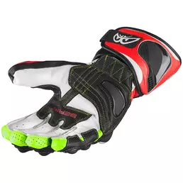 Berik Track 2.0 мотоперчатки Black White Fluo Red Fluo Yellow Желтый