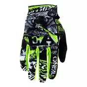 O Neal Matrix Attack мотоперчатки Black Neon Yellow Зеленый