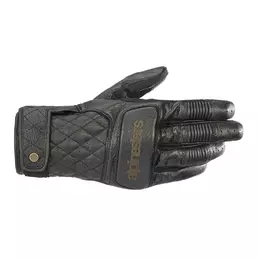 Alpinestars Brass Leather мотоперчатки Black Черный