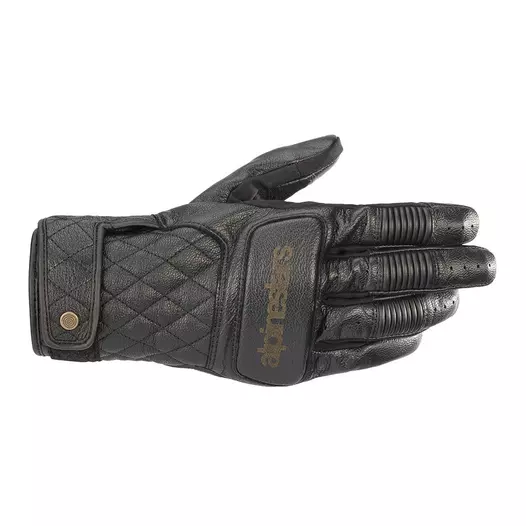 Alpinestars Brass Leather мотоперчатки Black Черный (размер: xl)