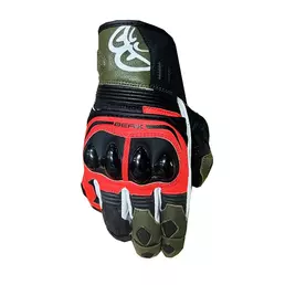 Berik Sprint 2.0 Leather мотоперчатки Green Red Красный