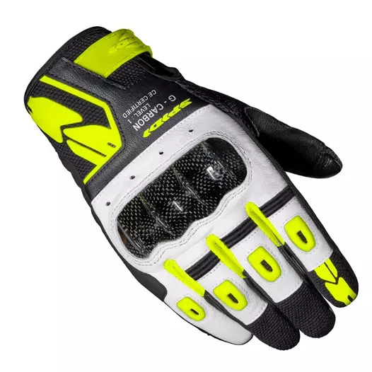 Spidi G-carbon мотоперчатки Yellow Желтый (размер: s)
