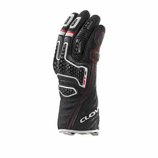Clover Gts-3 мотоперчатки Black White Белый