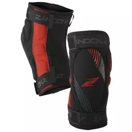 Zandona Soft Active Kneeguard Short Black Red