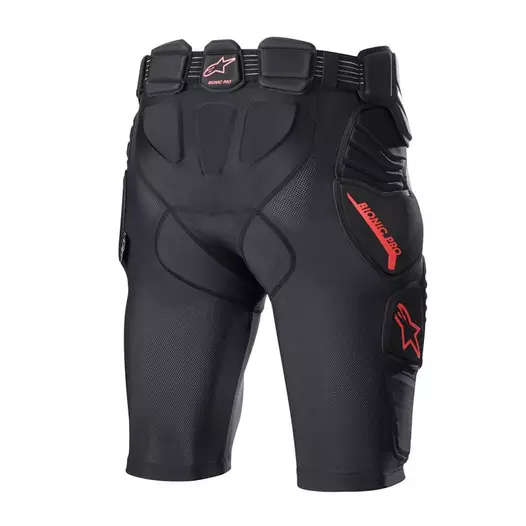 Alpinestars Bionic Pro Protection Short Black Red Черный