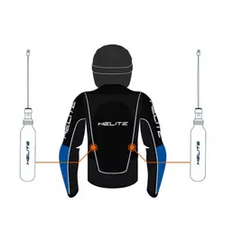 Helite Airbag Off Road мотокуртка Black Черный