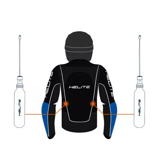 Helite Airbag Off Road мотокуртка Black Черный