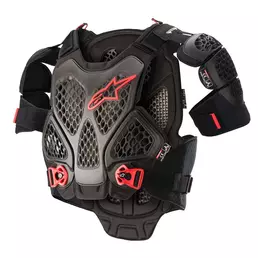 Alpinestars A-6 Chest Protector Black Red Черный