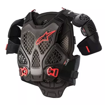 Alpinestars A-6 Chest Protector Black Red Черный