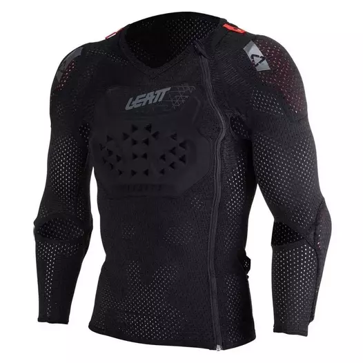 LEATT ReaFlex Stealth Langarm-Schutztrikot Черный (размер: 160-166cm)