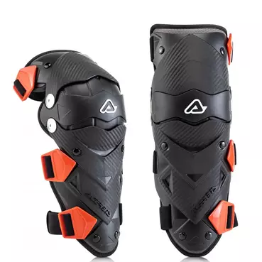 Acerbis Impact Evo Junior Knee Guards Black Черный
