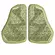 Ixon Chest Protection Fanom Chestb 2 Khaki Зеленый