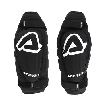 Acerbis Soft Elbow Knee Guards Black White Черный