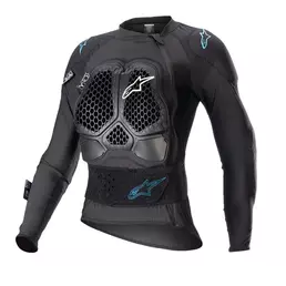Alpinestars Stella Bionic Action V2 мотокуртка Cyan Черный