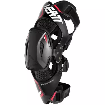 Leatt X Frame Knee Guards Pair Black Red Черный